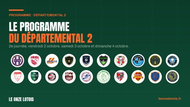 Le programme du Départemental 2, 2e journée