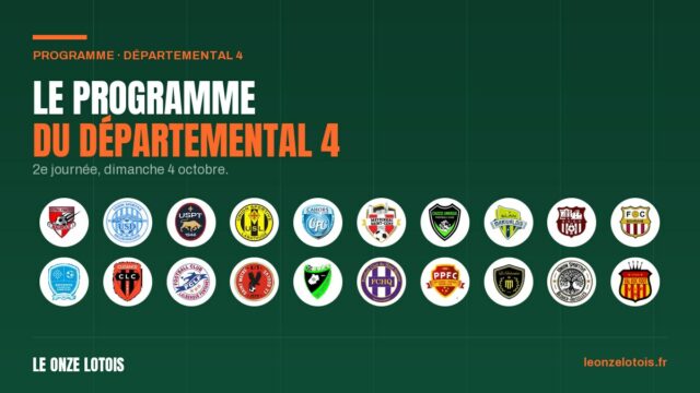 Le programme du Départemental 4, 2e journée